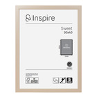 Moldura Sweet Fossil Cinza 30x40cm Inspire