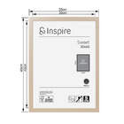 Moldura Sweet Fossil Cinza 30x40cm Inspire