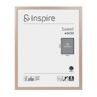 Moldura Sweet Fossil Cinza 40x50cm Inspire