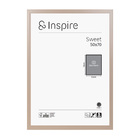 Moldura Sweet Fossil Cinza 50x70cm Inspire