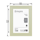 Moldura Sweet Pampa Verde 13x18cm Inspire