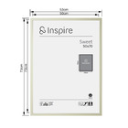 Moldura Sweet Pampa Verde 50x70cm Inspire