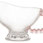 Molheira De Cristal Borda Coração Alça Rosa 118ml - Lyor