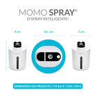 Momo Spray® Dispenser De Álcool 70 Inteligente Dispensador De
