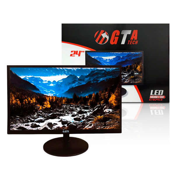 Monitor 24" Led Full Hd 1920x1080 Hdmi/vga Preto  Gta24lr Gta