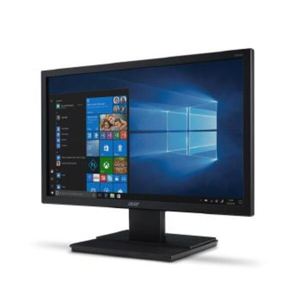 Monitor Acer 19.5p Led V206hql Vga Hdmi - Um.iv6aa.b11 Preto