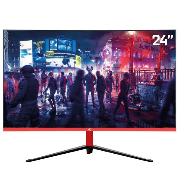 Monitor Gamer Led Curvo 24" 1ms 165hz Hq 24ghq-black Rgb R300