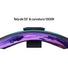 Monitor Gamer Samsung Odyssey Ark 55" 4k  Tela Curva  165hz