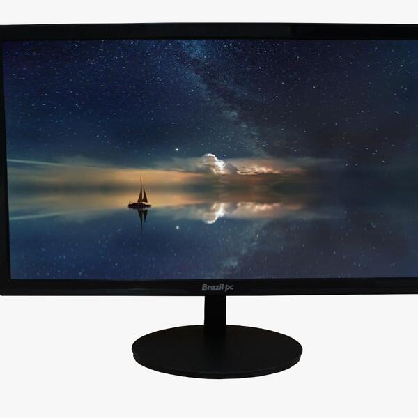 Monitor Led 21.5 Brazil Pc 22w-xie Fhd 75hz Preto Widescreen