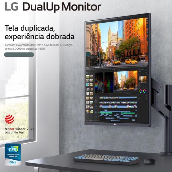 Monitor Led 28'' Lg, Qhd, Hdr, Ips, Hdmi, Display Port, Usb Type-c