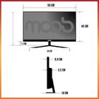 Monitor Led Moob Tela De 24'' Curvo Widescreen Hdmi Full Hd P