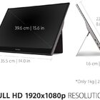 Monitor Portátil Viewsonic Td1655 15.6” Touch Full Hd Led Ips