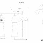 Monocando St Claire Dourado Escovado