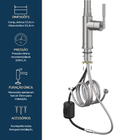 Monocomando Allure Aço Escovado