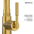 Monocomando Allure Dourado Escovado