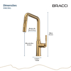 Monocomando Allure Dourado Escovado