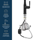 Monocomando Allure Preto