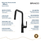 Monocomando Allure Preto