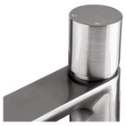 Monocomando Banheiro Bica Baixa Elegance Grafite Escov. Fani