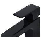 Monocomando Banheiro Bica Média Retta Preto Brilhante Fani