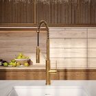 Monocomando Celine Dourado Escovado