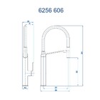 Monocomando Cozinha Gourmet Santiago Gold Fani