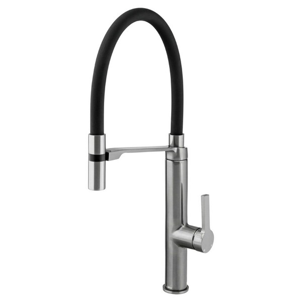 Monocomando Cozinha Gourmet Santiago Grafite Escovado Fani