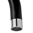 Monocomando de Cozinha Mesa Bica Móvel Alta Metal Arejador Fixo Pop Preto Delínia