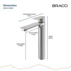 Monocomando Essence Alto Aço Escovado