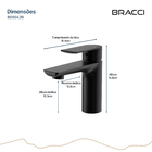 Monocomando Essence Baixo Preto