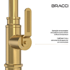 Monocomando Industrial Dourado Escovado