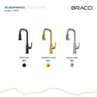 Monocomando Industrial Dourado Escovado