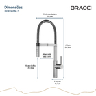 Monocomando La Belle Spring Aço Escovado