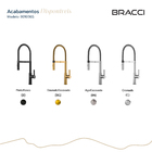 Monocomando La Belle Spring Dourado Escovado