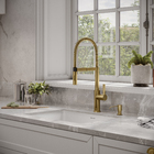 Monocomando La Belle Spring Dourado Escovado