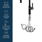 Monocomando La Belle Spring Preto