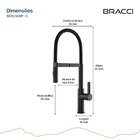 Monocomando La Belle Spring Preto