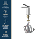 Monocomando New Vercci Cromado