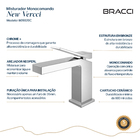 Monocomando New Vercci Cromado