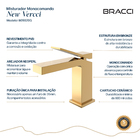 Monocomando New Vercci Dourado