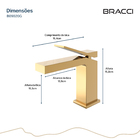 Monocomando New Vercci Dourado