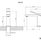 Monocomando New Vercci Rose Escovado