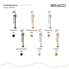 Monocomando Para Banheiras Cromado