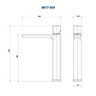 Monocomando Para Banheiro Bica Alta Elegance Ouro Velho Fani