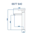 Monocomando Para Banheiro Bica Alta Eros 6877 Rose Gold Fani