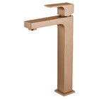 Monocomando Para Banheiro Bica Alta Retta Champanhe Fani