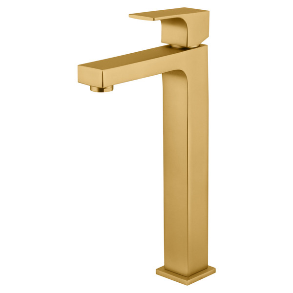 Monocomando Para Banheiro Bica Alta Retta Gold Fani
