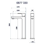 Monocomando Para Banheiro Bica Alta Retta Gold Fani