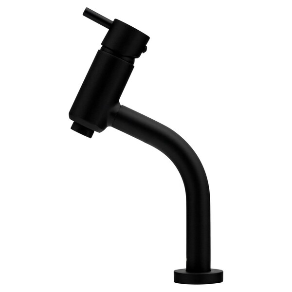 Monocomando Para Banheiro Bica Baixa Slim Preto Fosco Fani