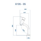 Monocomando Para Banheiro Bica Baixa Slim Preto Fosco Fani